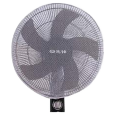 電風扇收納套 2入, 45cm, 簡約白色