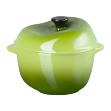 LE CREUSET 蘋果造型烤盅, 棕櫚綠, 1個