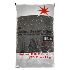 九鬼 星印焙煎黑芝麻粒, 1kg, 1包