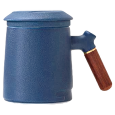 ORANGE PLUS 悅康品家 悅山茶杯2.0 禮盒精裝款, 海底藍, 1組