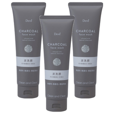 KUMANO 熊野油脂 Deve炭洗面乳 深入清潔毛孔 170g, 3條