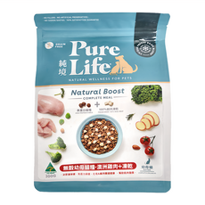 Pure Life 純境 幼母貓 無穀糧 澳洲雞肉 + 凍乾, 泌尿道保健, 300g, 1袋