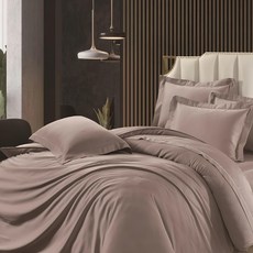 60支素色100%天絲雙人床包枕套三件組