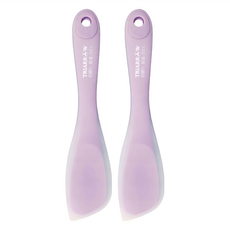 TRIARROW 三箭牌 硬式耐熱矽膠刮刀 26.3cm長 耐溫220°C, 紫色, 2支