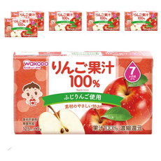 WAKODO 和光堂 蘋果汁 125ml x 3瓶, 375ml, 6組