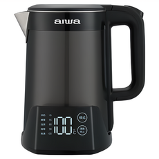 aiwa 愛華 溫控電茶壺 DKS1315, 1.5L大容量, 五段溫控, 304不鏽鋼材質
