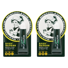 MENTHOLATUM 曼秀雷敦 全家潤唇凍膏 深層保濕 凍膏狀質地 修護唇紋, 薄荷, 8g, 2條