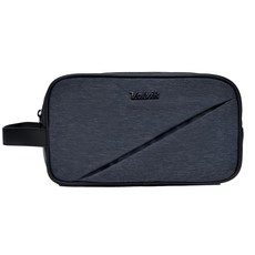 Volvik 新款 雙拉鍊 雙層拉鍊 化妝包 VAHPPC, 海軍藍, 1個