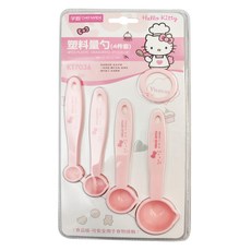 Hello Kitty 塑膠量匙四件套裝, 1組