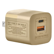 BEVERLY-MOBILE GaN 33W氮化鎵電源供應器, PD3.0/QC3.0快充, 沙色, 1個