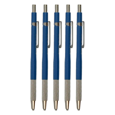 Life 徠福 工程筆 NO.782, 銀+藍, 5支