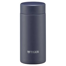 TIGER 虎牌 超輕量旋蓋雙層不鏽鋼保溫瓶 MMP口袋隨行杯 保冰杯 200ml 曜石黑, 1個