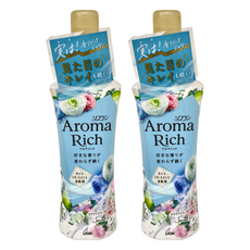 LION 獅王 Aroma Rich 衣物香氛柔軟精 清新海洋香氣, 480ml, 2瓶