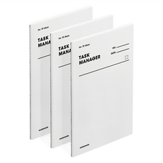 motemote 工作計畫本 31DAYS, 白色, 3本