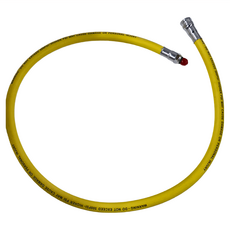 AQUATEC 調節器低壓空氣管, 500 PSI, 90 CM, RH-500-90YL, 黃色