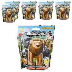 BANDAI 泡澡球入浴球, BIG UUGOKU BIGRA ANIMALS, 橙色香味, 115g, 6個