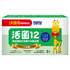 RISAL 小兒利撒爾 活菌12 無糖版, 以益生元為基底, 高纖配方, 12株專利益生菌, 2g, 5個, 6盒