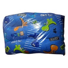 愛北鼻 獨家加厚水洗枕 1入-柔軟舒適 寶寶安心睡眠, 深藍腳y恐龍, 50cm