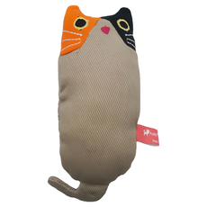 AmyCarol 肥貓貓草玩具 灰色 紓壓解悶, 1個