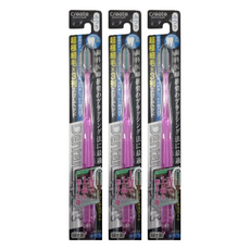 create 酷里愛德 Dental Expert 超極細毛3列寬幅牙刷 顏色隨機, 1入, 3支