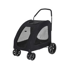 寵物大型推車 P04, 1台, 黑色