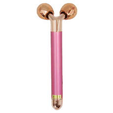 FUGU BEAUTY 3D滾輪震動按摩儀, 70度V型設計, 高頻震動, 旋轉式開關, ABH00136BK