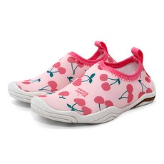 Bimbo Bimba 孩童櫻桃圖案涉水鞋,粉色,200，可愛舒適，防滑安全，讓孩子們盡情享受夏日水上時光