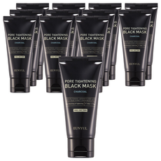 EUNYUL 毛孔緊緻黑面膜 50ml 炭, 3條, 4組