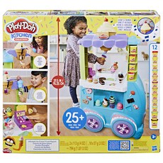 Hasbro 孩之寶 Play-Doh 培樂多 冰淇淋車款黏土玩具組, Multicolor, 1組, 749g