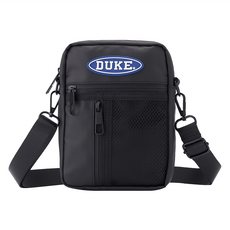 NCAA Duke 防潑水側背包, 寬15高20深5CM, OOF, 黑色