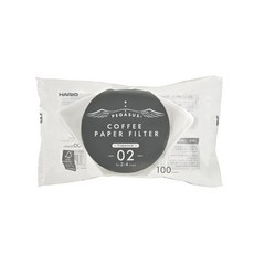 HARIO 好璃奧 台型濾紙 #02, 100張, 1包