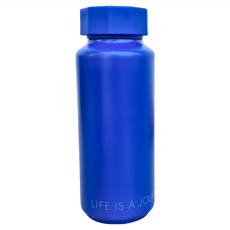 DESIGN LETTERS 直飲保溫杯 Tritan材質 食品級不鏽鋼 500ml 保溫最長可達12小時 保冷最長可達24小時, 深藍色, 1個