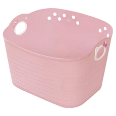 Kitty 塑膠置物籃, 粉色, 1個
