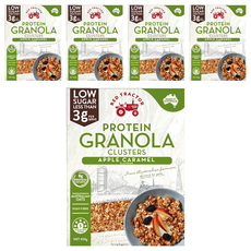 RED TRACTOR 紅色拖拉機 低糖烘烤堅果穀物燕麥片 蘋果焦糖, 450g, 5盒