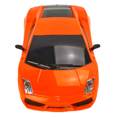 超跑系列 1:24無線遙控車經典車 橘色 含彩盒, 1組