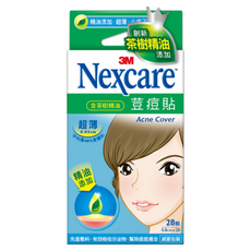 3M Nexcare 茶樹精油荳痘貼 超薄小痘型, 28顆, 1盒