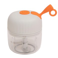 西布朗 USB充電 迷你電動料理機 可吊掛收納 不鏽鋼刀片 輕巧便攜, 220ml, 白色, 1個