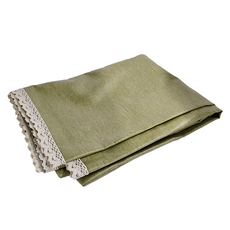 米禾 日式蕾絲防水桌巾, 180 x 140cm, 1個, 酪梨綠