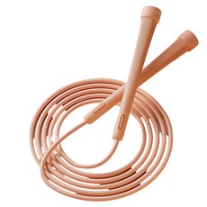 MICHAEL FITNESS 麥克健身 鋼絲跳繩 2個 75G 馬卡龍競速跳繩, 粉紅色, 2.8米