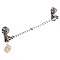 上手家居 180°吸盤毛巾架/吸盤置物架/浴巾架/浴室毛巾架/吸盤毛巾架/毛巾桿, 2個, 灰色