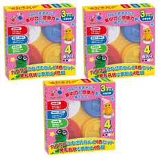 love color 樂彩森林 小麥黏土組 3歲以上適用 安心素材, 4色, 3盒