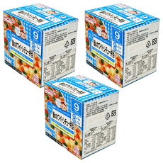 WAKODO 和光堂 西式便當 炊飯 Set 9個月以上寶寶適用 無色素、無防腐劑、無香料, 鮪魚蔬菜+鮭魚白醬, 160g, 3盒