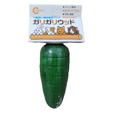 Canary 維尼兔胡蘿蔔型啃木 抹茶味, 小動物磨牙玩具, 兔子/倉鼠/天竺鼠適用, 1個