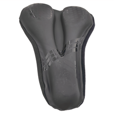 Bloomery ESLNF自行車減震防滑坐墊套 蜂窩款, 黑色, 1個