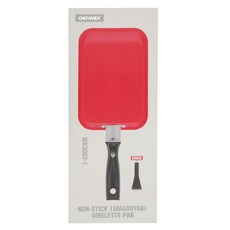CHEFMADE 學廚 不粘玉子燒煎鍋 附贈品, 18.4cm, 1個