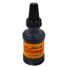 LIBERTY 利百代 SI-02 印台補充液 55ml 蓋章擦印專用, 黑色