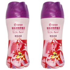 OP 生活 多效衣物香氛豆 櫻花浪漫, 持香12週 540ml, 2瓶