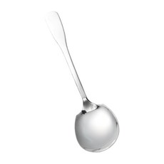 King 王樣服務匙 高級不鏽鋼 舀湯匙 分菜匙, 銀色, 1支