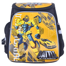 UnMe 繽紛世界EVA減壓書包, 37 x 27 x 13cm, 閃電黃機甲