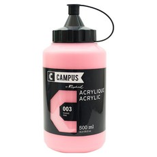 CAMPUS 康普思 壓克力顏料 N131761 003 粉紅色, 500ml, 1色